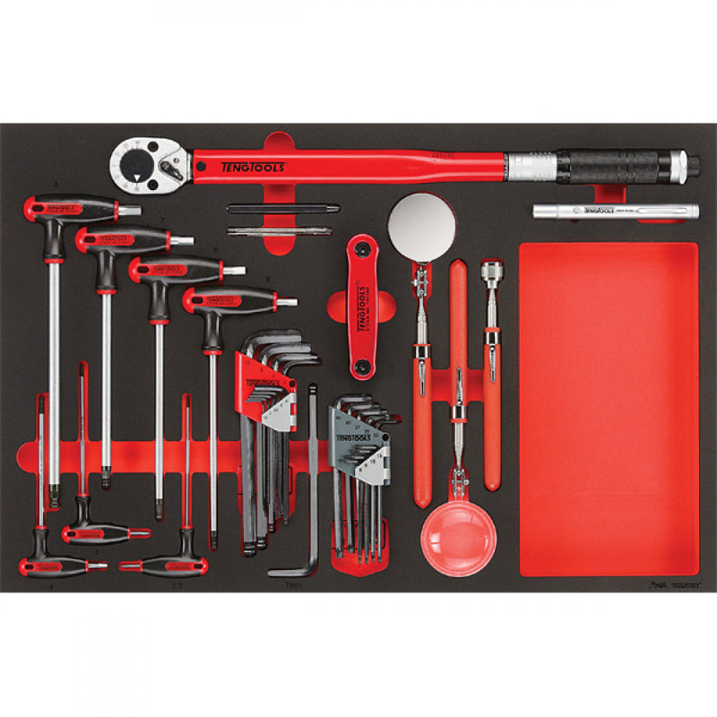 Teng 17Pc Torque Wrench Hex/Tx & Insp Tool Set (Ev