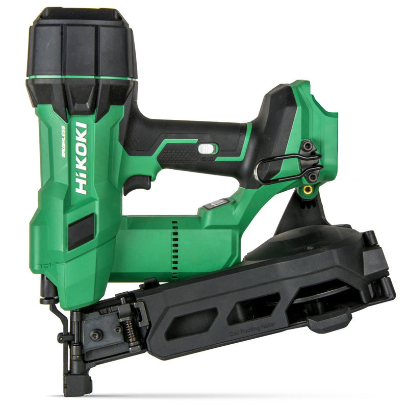 HiKOKI 18V Gasless 45mm Coil Roofing Nailer Bare Tool - NV1845DA(W6Z)