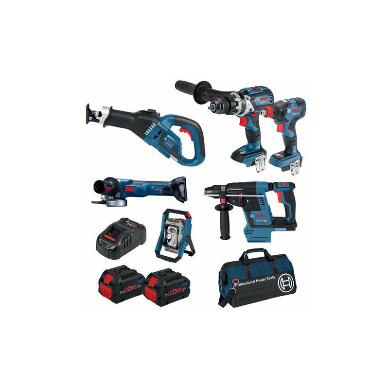 Bosch 8.0ah ProCORE 18V 6PC Cordless Kit