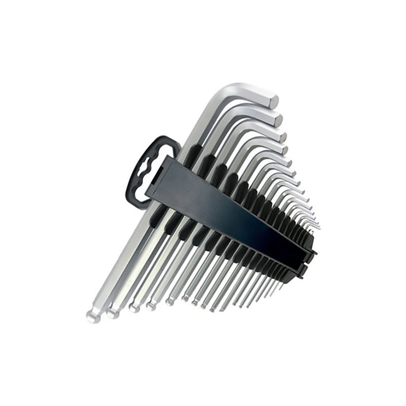 T&E Tools 17Pc AF B/E Hex Key Set.1/16-3/4"