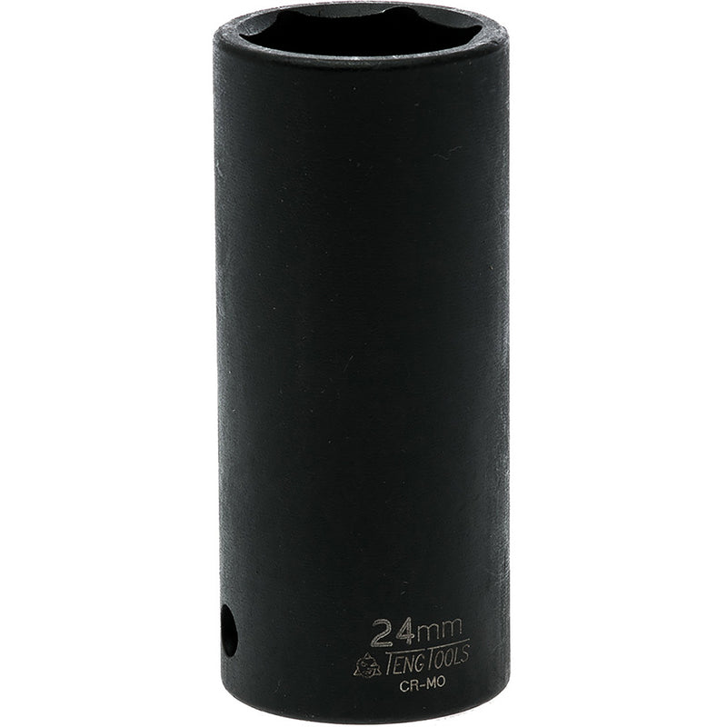 Teng 1/2in Dr. Deep Impact Socket 24mm Ansi