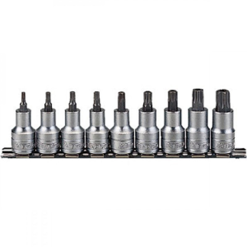 Teng 9Pc 1/2in Dr. Tx Bit Socket Set 20-60