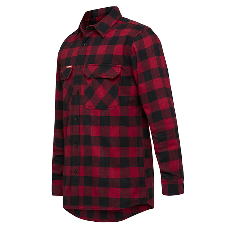 Hard Yakka Long Sleeve Check Flannel Shirt