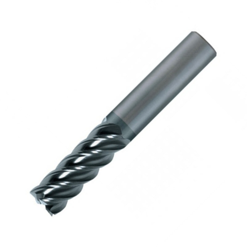 10mm SER 55M 5 Flute V-Carb AlTiN Finishing Endmill Steel >45HRc