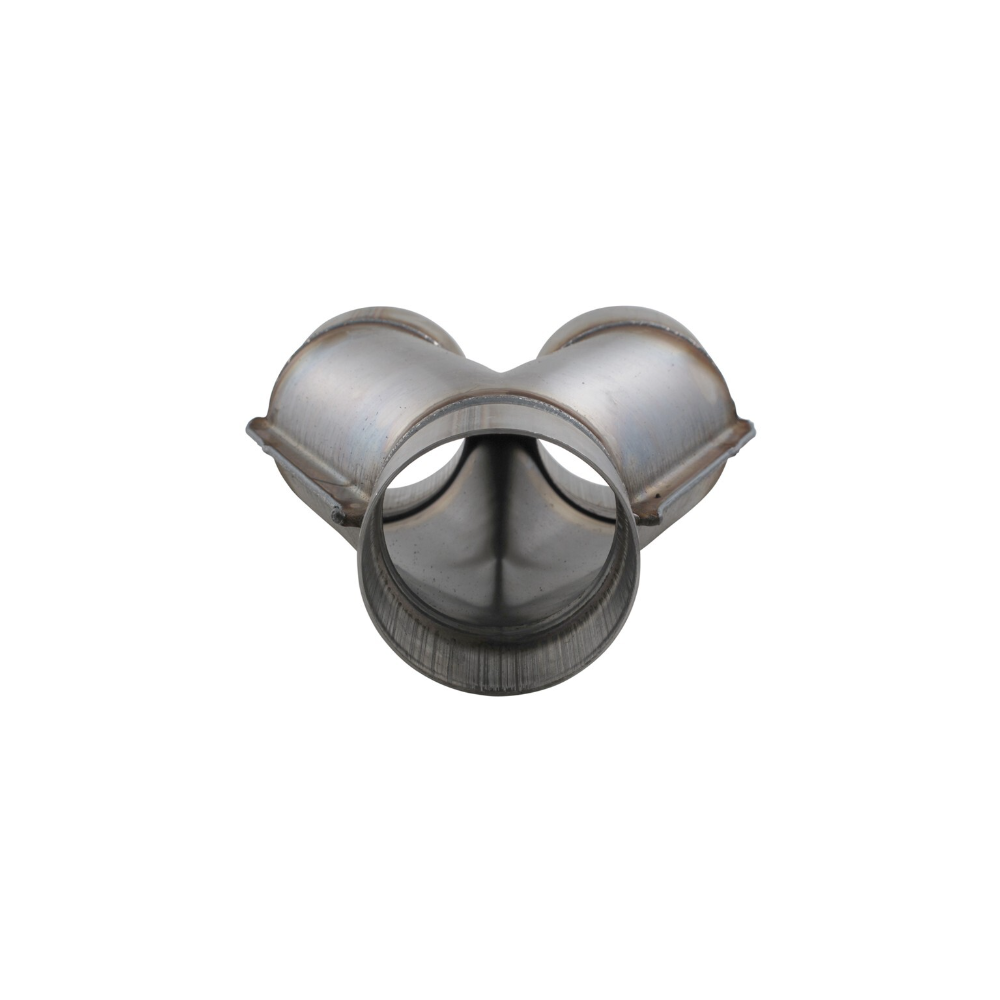 AFTERBURNER Universal 2.5 in Dual Inlet/Outlet Tip Exhaust Y Pipe Reducer#2525YJ