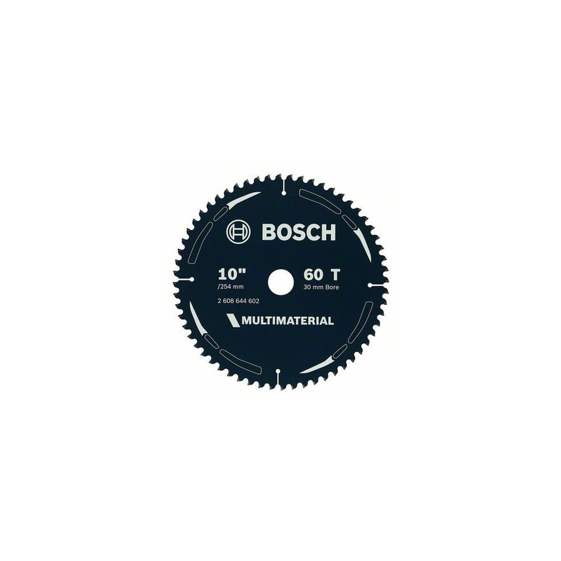 Bosch Circular Saw Blade, MultimaterialØ 10" / 254 mm x 2.7 x 30 mm, 60 T