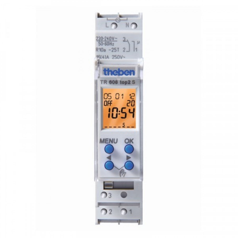 TR608top2S Weekly Digital Timer + Reserve