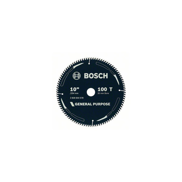Bosch General PurposeØ 10" / 254 mm x 2.5 x 30 mm, 100 T