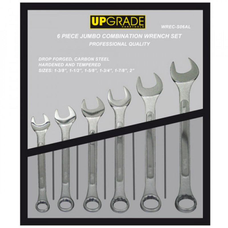 Upgrade Combination Wrench Set 6pc-1.3/8-2"