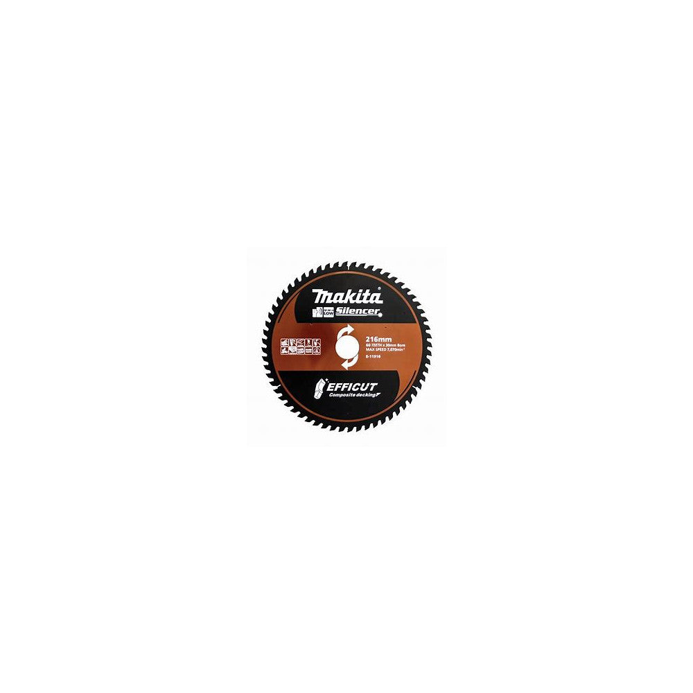 Makita Efficut Saw Blade Composite Deck 216mmx60T
