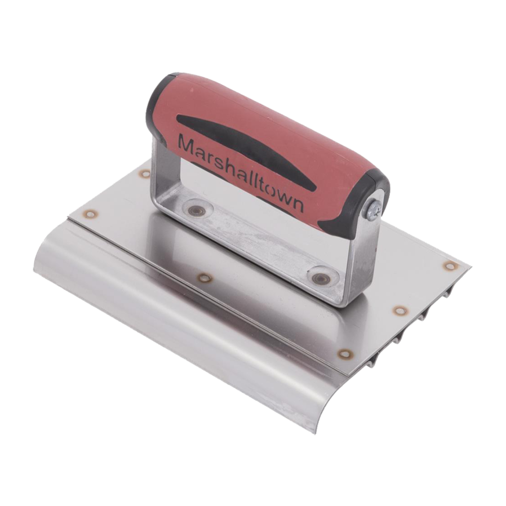 MARSHALLTOWN Stainless Steel Safety Step Hand Edger/Groover (152mm x 127mm)