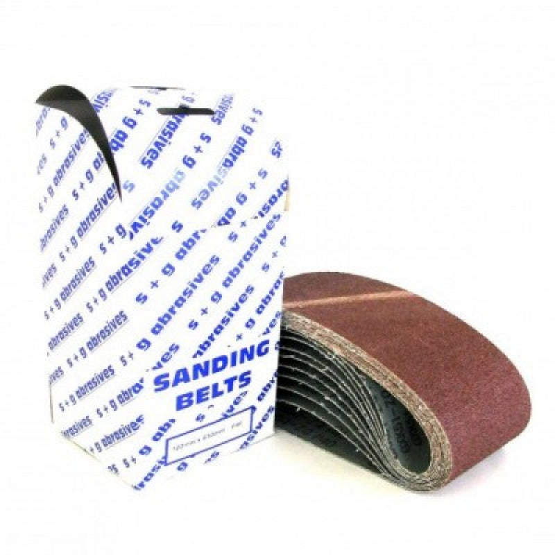 10 Pack Sanding Belt 75 x 533 80 Grit