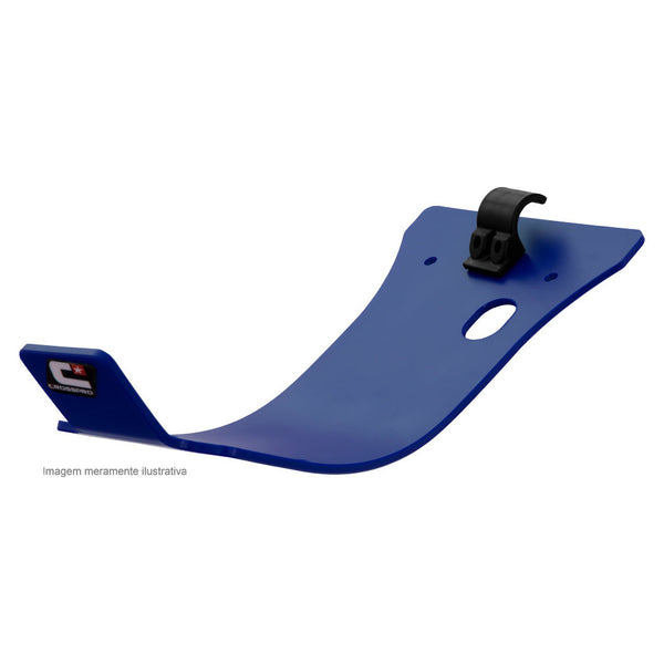 *Glide Plate Crosspro Dtc Plastic Kx450F 12-15 Blue