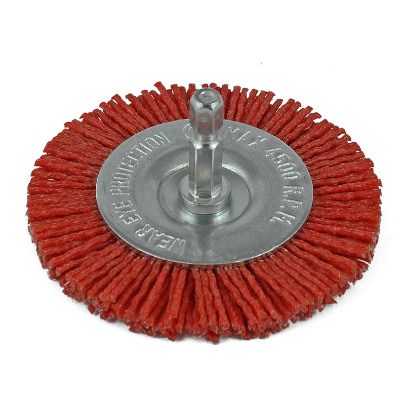 ITM Nylon Spindle Mounted Wheel Brush 100mm