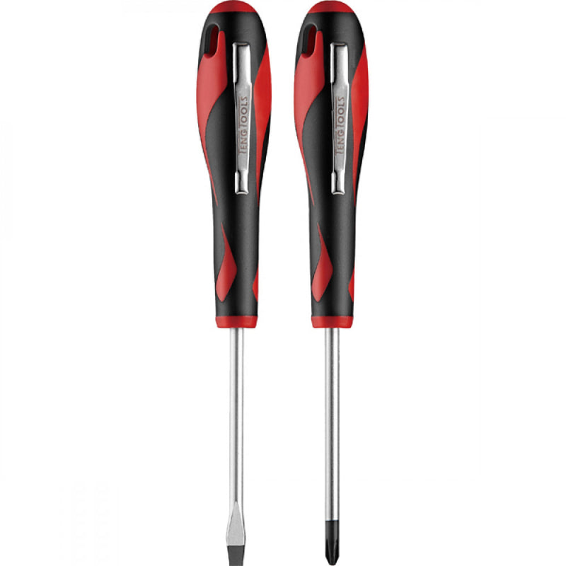 Teng 2Pc Md Mini Screwdriver Set W/Clip