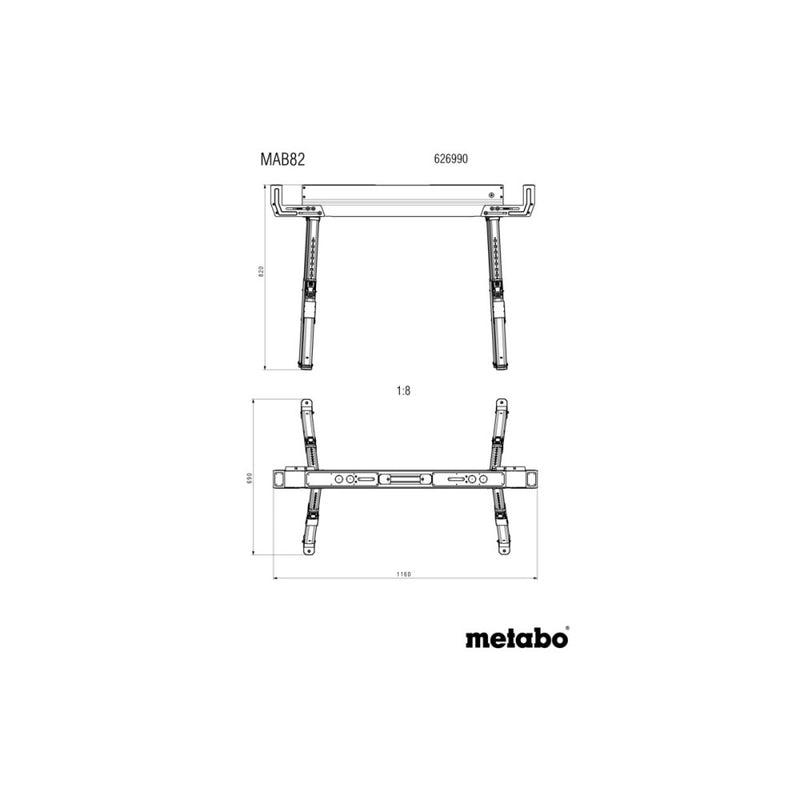 Metabo Mobile Tresle Foldable Set