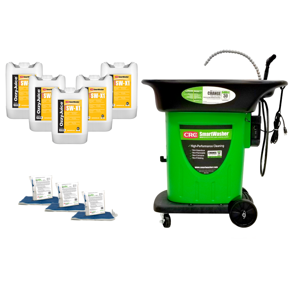 SmartWasher Mobile Parts Washer High Performance Degreasing Start-Up Kit