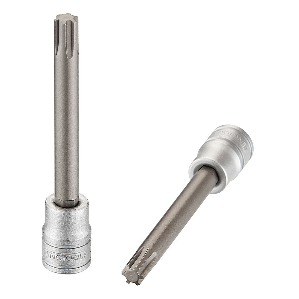 Teng 3/8in Dr. Long Ribe Bit Socket # 09
