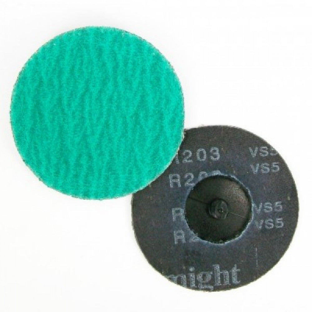 SANDING DISC  ZIRCONIA QUICK CHANGE 50mm 80G 10 PK