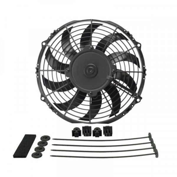 Derale 12" HO Curved Blade Electric Puller Fan