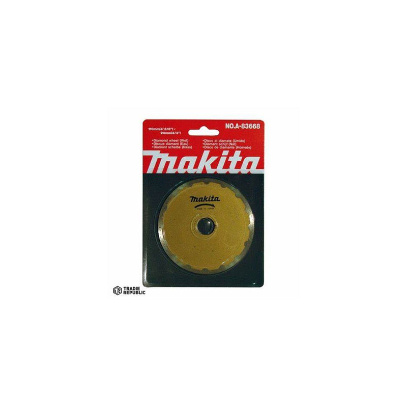 Makita Diamond Circular Saw Blade 110mm Continuous Rim Tile & Marble