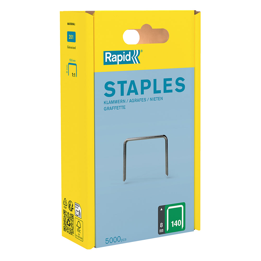 Rapid Staples 140/8 5000pcs