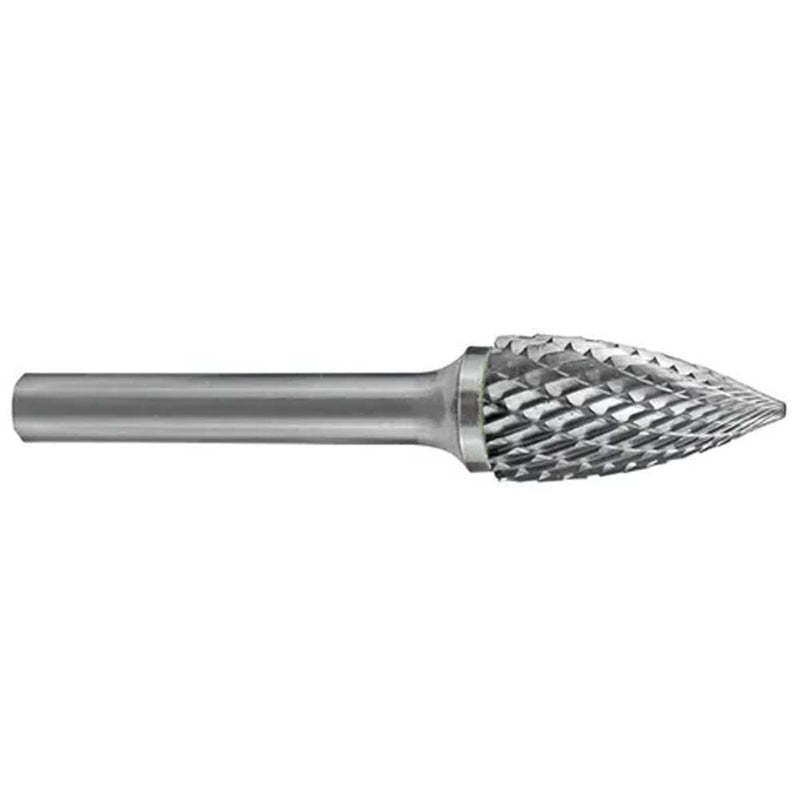 Holemaker Carbide Burr 3/4 x 1inch x 1/4inch Tree Pointed