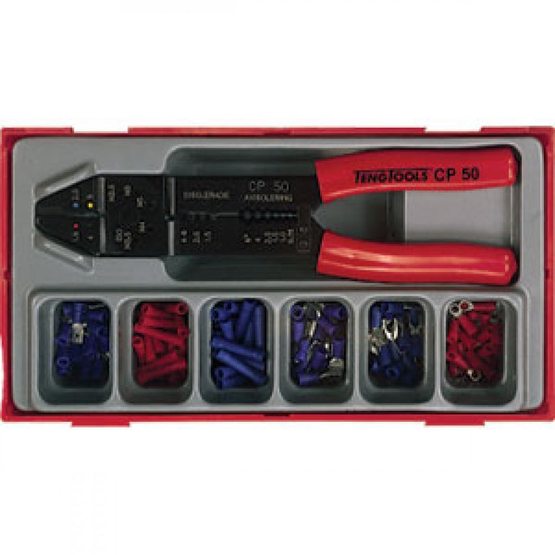 Teng 121Pc Crimping Set W/ Terminals - Tc-Tray