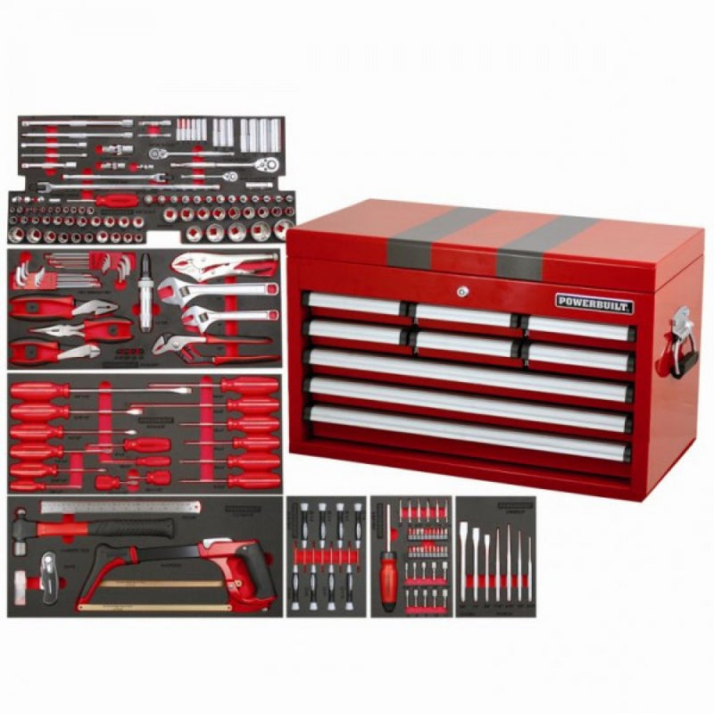 Powerbuilt 219pc Tool Chest & Tools