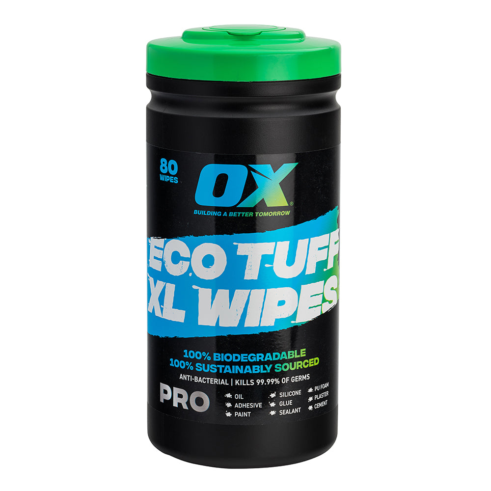 OX Biodegradable Eco Wipe - Tub Of 80