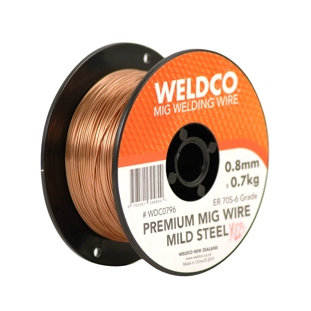Weldco MIG Wire M/S 0.8mm x 0.7Kg Gas Shield