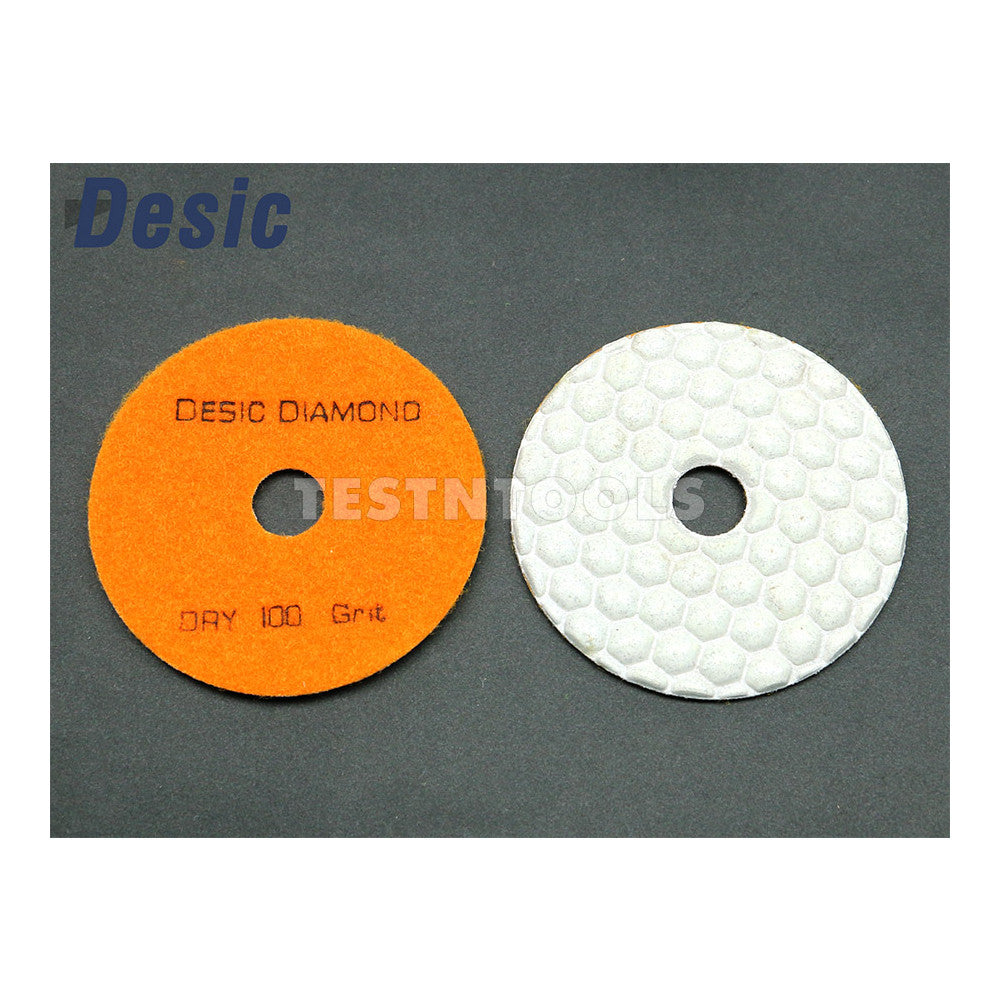 Desic Diamond DRY Polishing Pad 100mm 100 Grit AAA Grade
