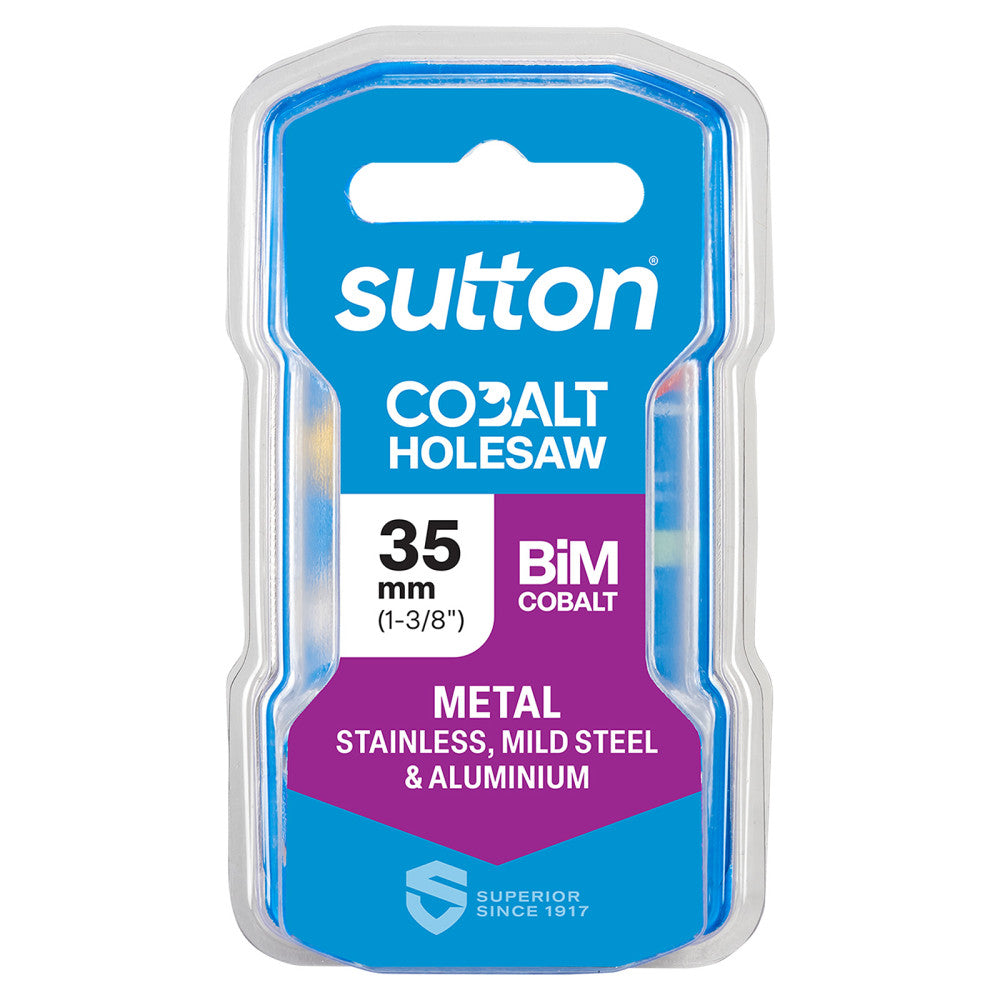 35mm Sutton Tools Bi-Metal Cobalt Holesaw