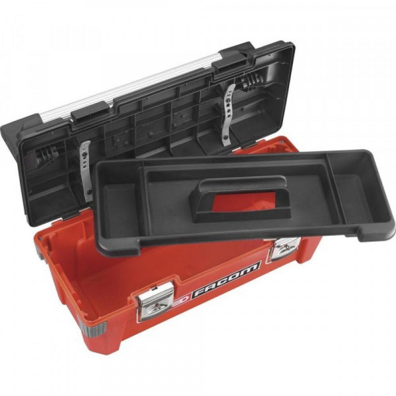 BP.P20A Reinforced Plastic Tool Box Aluminium Handle 500x270x270 10Kg Capacity