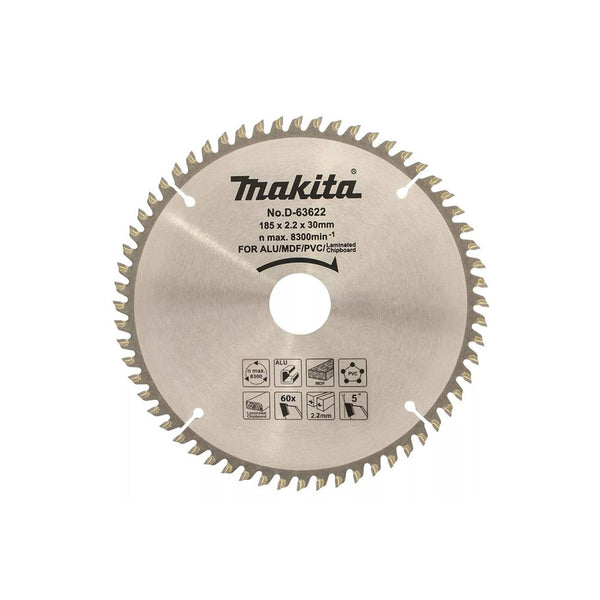 Makita Multi-Material TCT Blade 185mm 60T