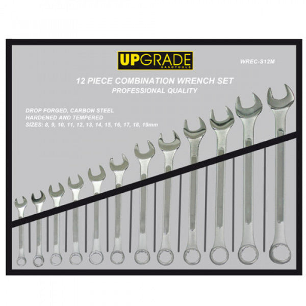 Upgrade Combination Wrench Set 12pc-8-19mm