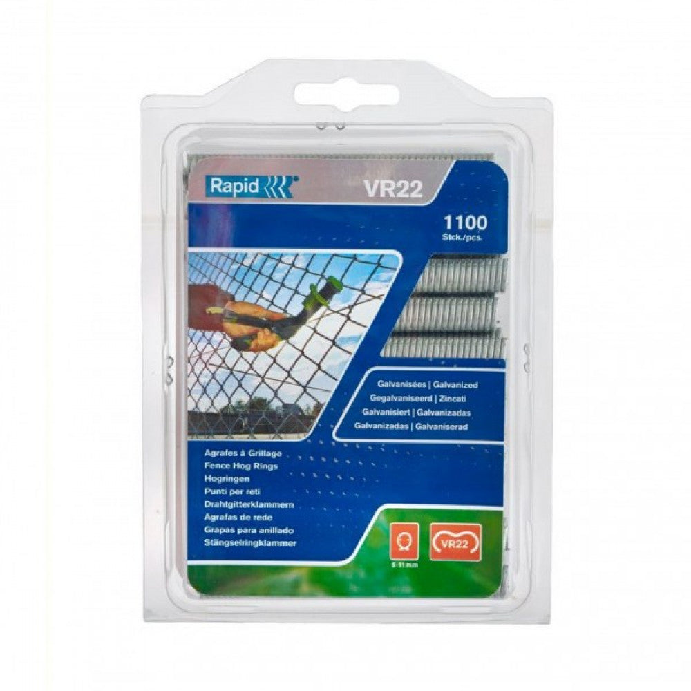 Fence Hog Ring Staples VR22 Galv 1100pcs