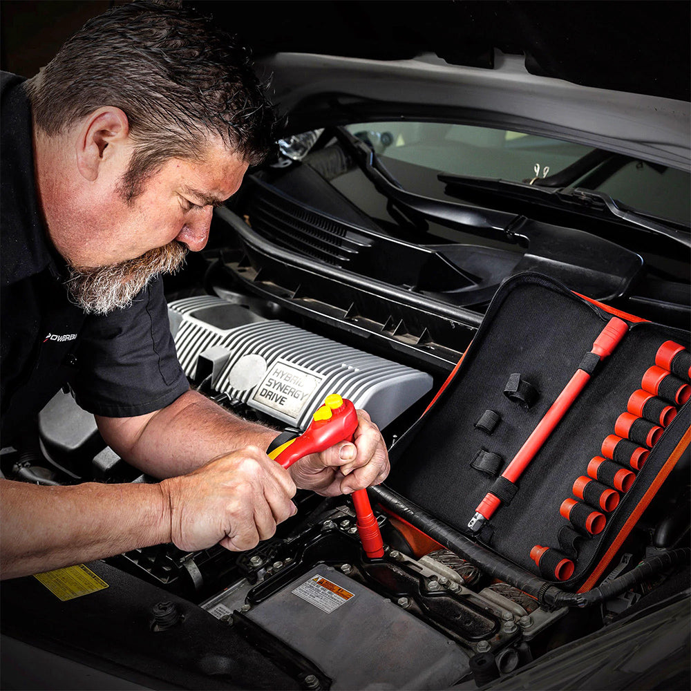 Powerbuilt 3/8" Dr 13pc VDE Socket Set W/Storage Case