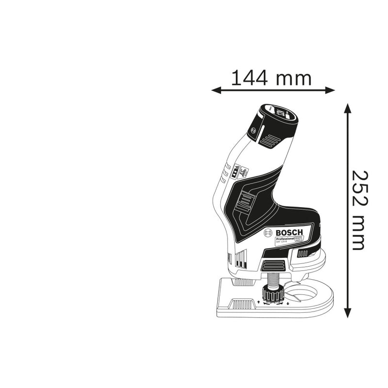 Bosch 12V Router GKF 12V-8 Bare Tool 06016B0072