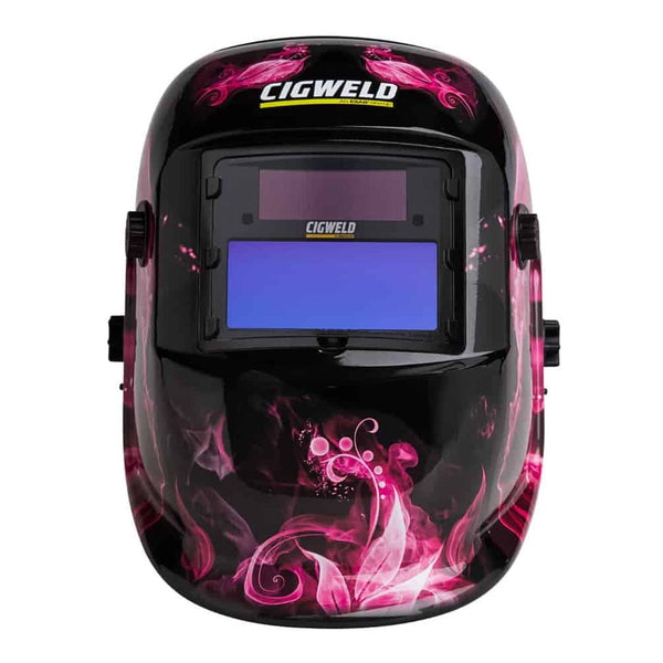 Cigweld WeldSkill Auto Darkening Helmet, Pink Lady – 454366