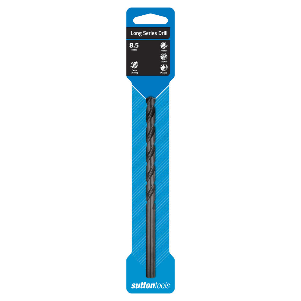 Sutton Tools Long Series Drill Bit 8.5mm HSS