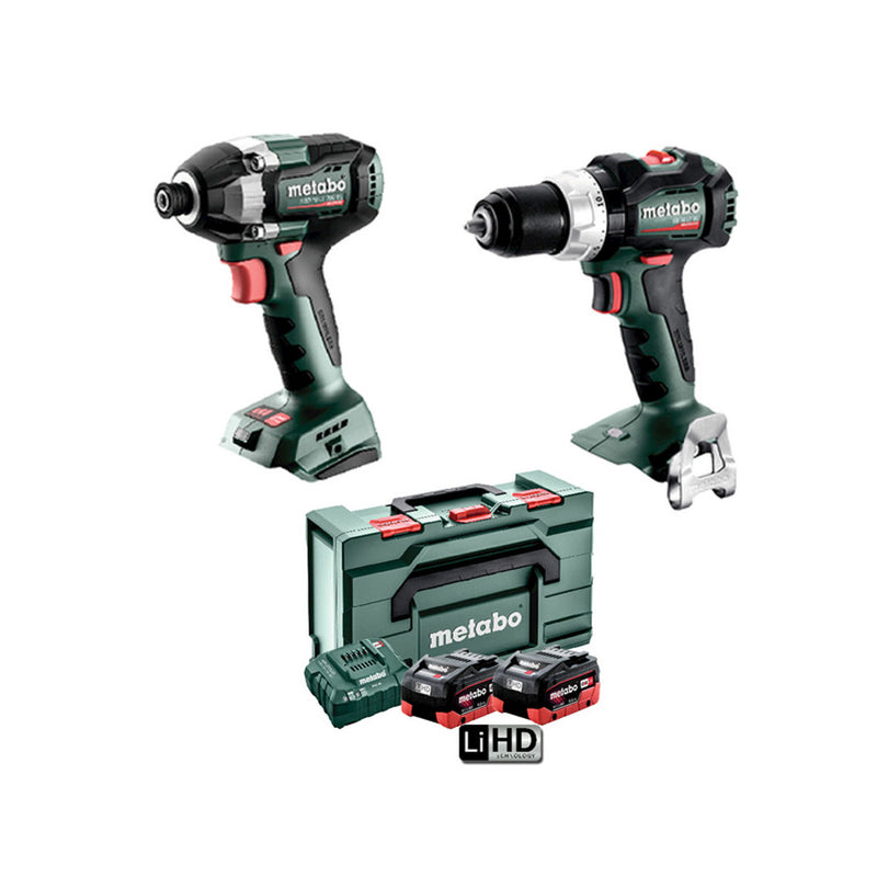 Metabo 18V Hammer Drill & Impact Driver Kit