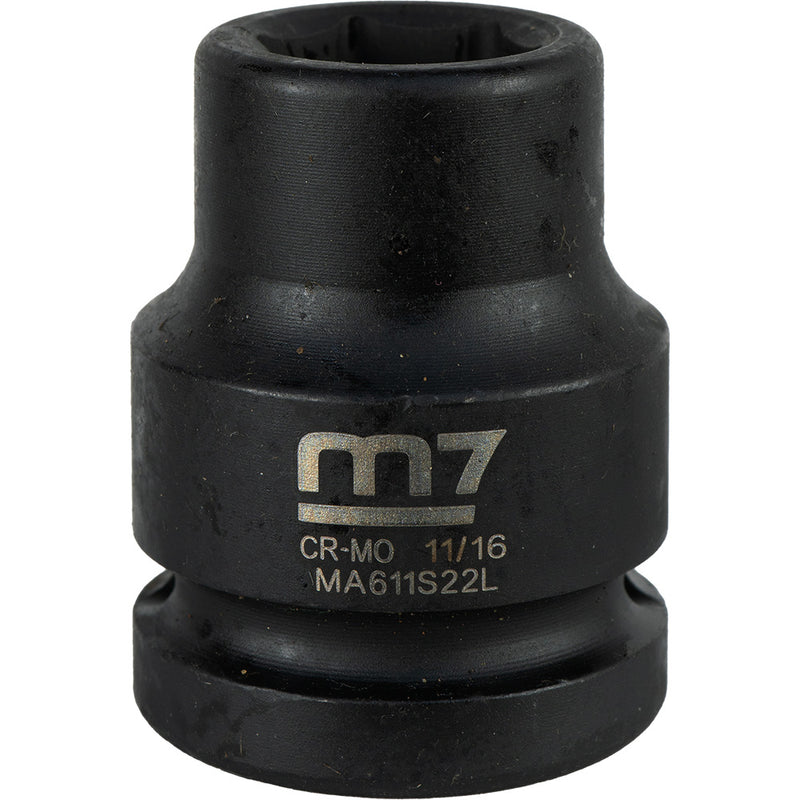 M7 Impact Socket 3/4in Dr. 11/16in