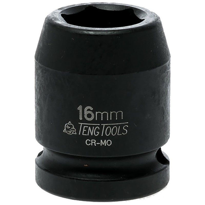 Teng 1/2in Dr. Impact Socket 16mm Din