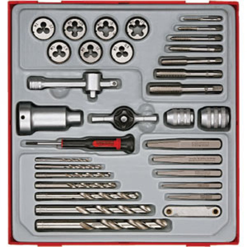 Teng 34Pc Tap & Die Set W/Accessories - Ttd-Tray