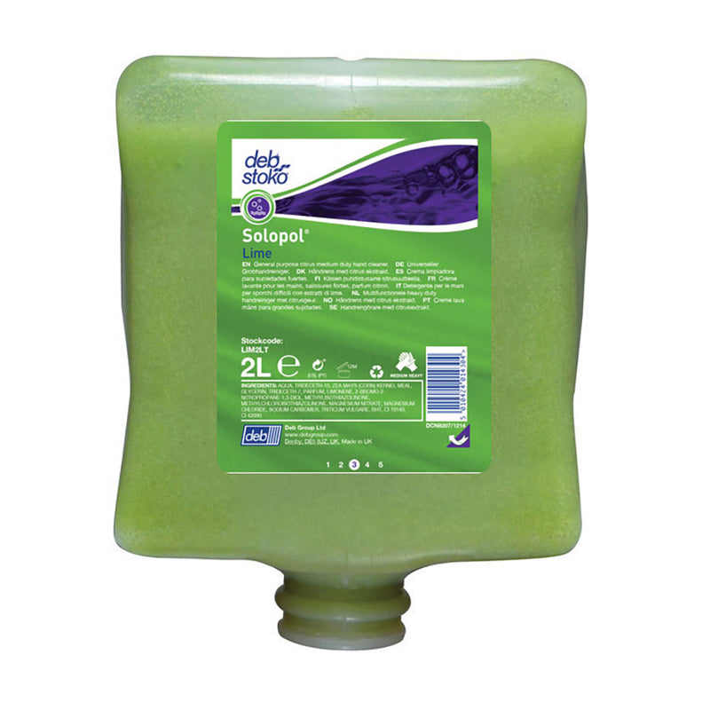 Deb|Stoko Solopol Lime - 2L Cartridge