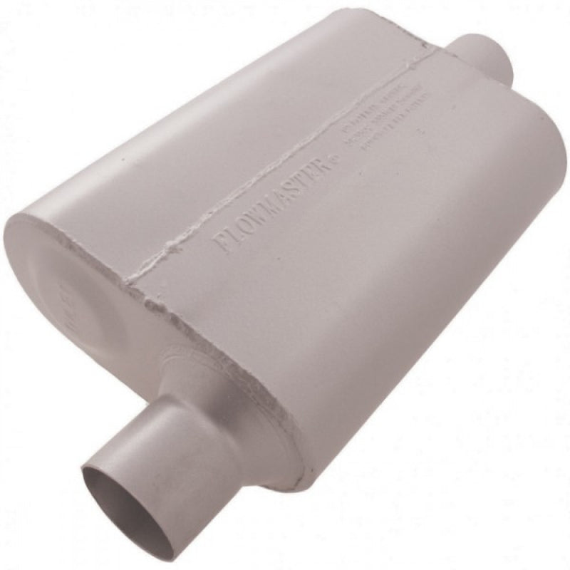 Flowmaster Muffler (40 Series)2.50 Offset In/Centre Out (Delta Flow) Each