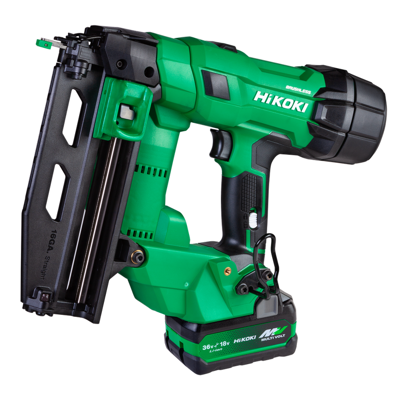 HiKOKI 18V Gasless 16G Straight Brad Nailer Bare Tool - NT1865DSA(H4Z)