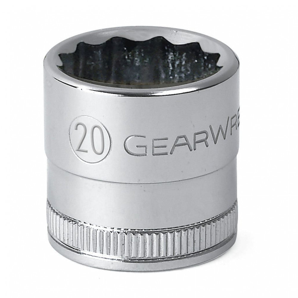GEARWRENCH 1/2" Drive 12 Point Standard Metric Socket 21mm