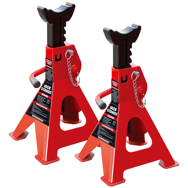 Powerbuilt 4.4Ton / 4000Kg Jack Stands (Dbl Safety)